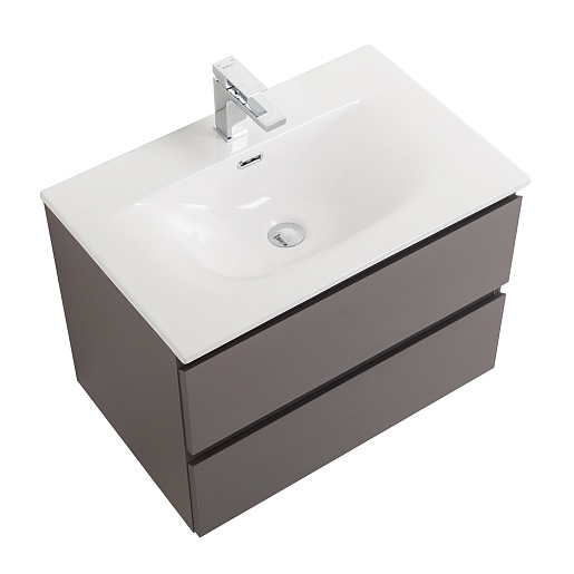 BelBagno Тумба с раковиной Kraft 39-70 подвесная Темно-Серый матовый с раковиной BB-8099-3-70 – картинка-7